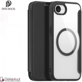 Dux Ducis Skin X Pro dirbtinos odos dėklas su magsafe (Apple Iphone 16e/Iphone 17e)